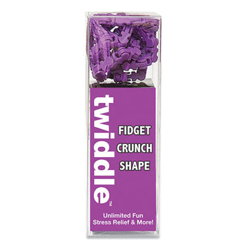 Zorbitz Twiddle Fidget Crunch Shape, Purple, Ages 5 And Up freeshipping - TVN Wholesale